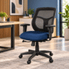 Silla Operativa en Malla Tela Negro - Thumbnail Image 1