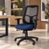 Silla Operativa Respaldo Alto en Malla/Tela Ocean - Thumbnail Image 1
