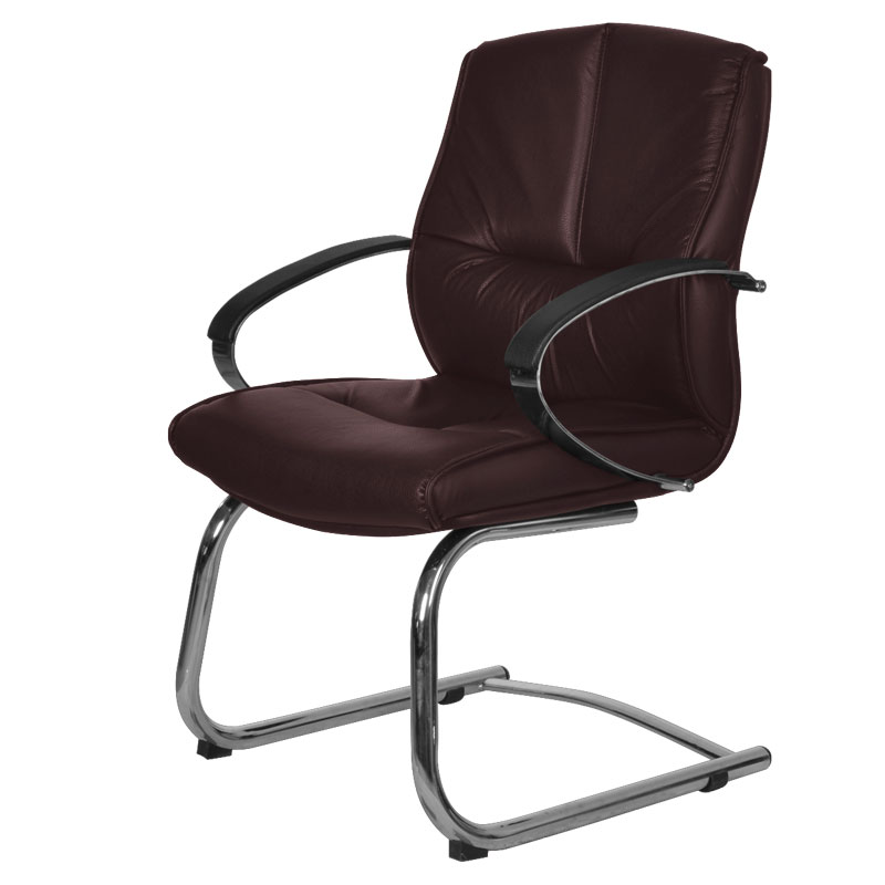 Silla de Visita con Brazos Kahlo 5003 - Chocolate - Image 2