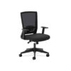 Silla ejecutiva Additional 541, asiento en tela y respaldo en mesh, negra - Thumbnail Image 1