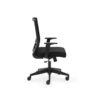 Silla ejecutiva Additional 541, asiento en tela y respaldo en mesh, negra - Thumbnail Image 2