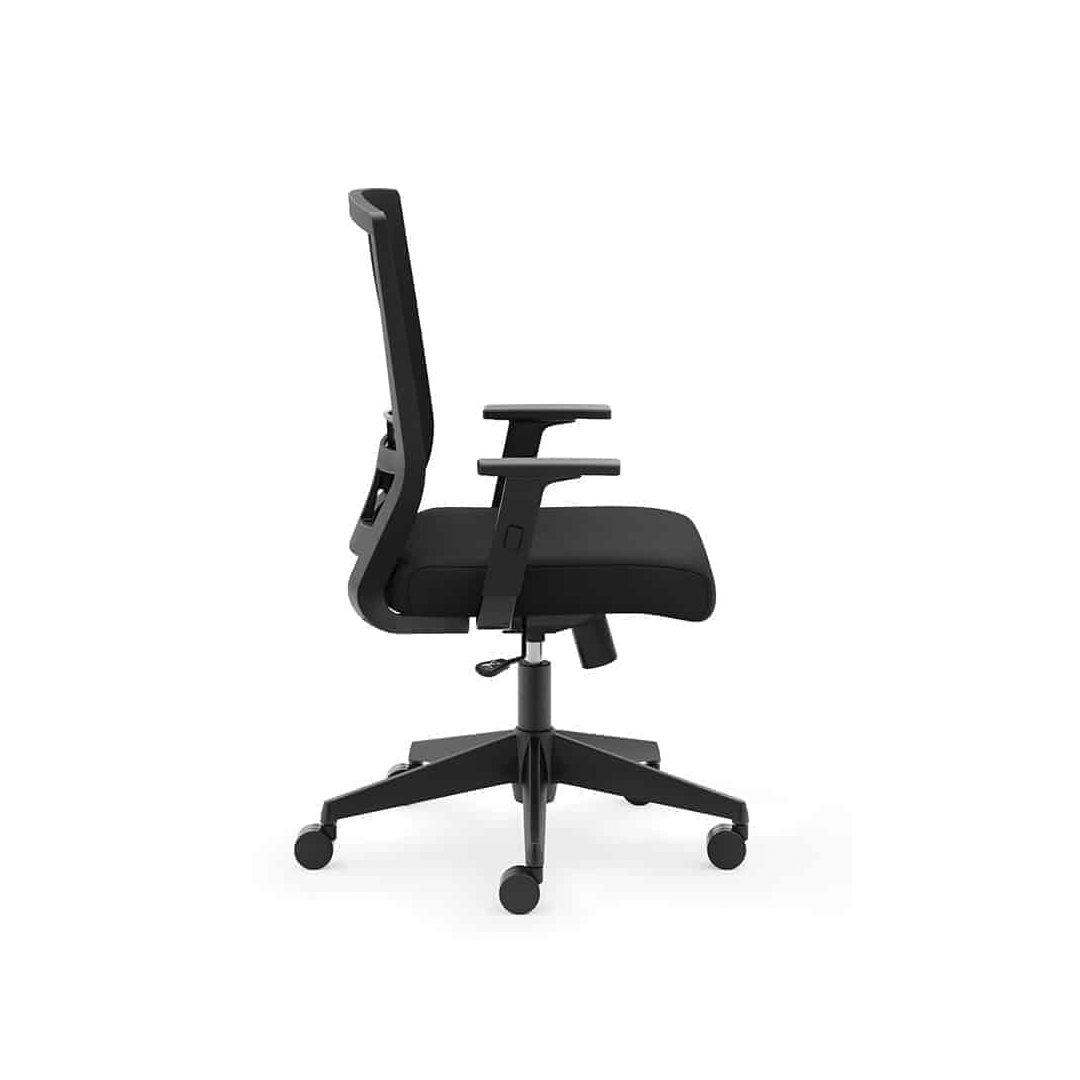 Silla ejecutiva Additional 541, asiento en tela y respaldo en mesh, negra - Image 2