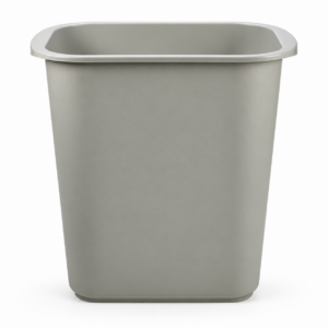 Cesto Rectangular Gris - 13 lts 8014GR
