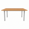Mesa Multiusos para 6 personas 517 (Melamina LI Color Maple Estructura Silver) - Thumbnail Image 2