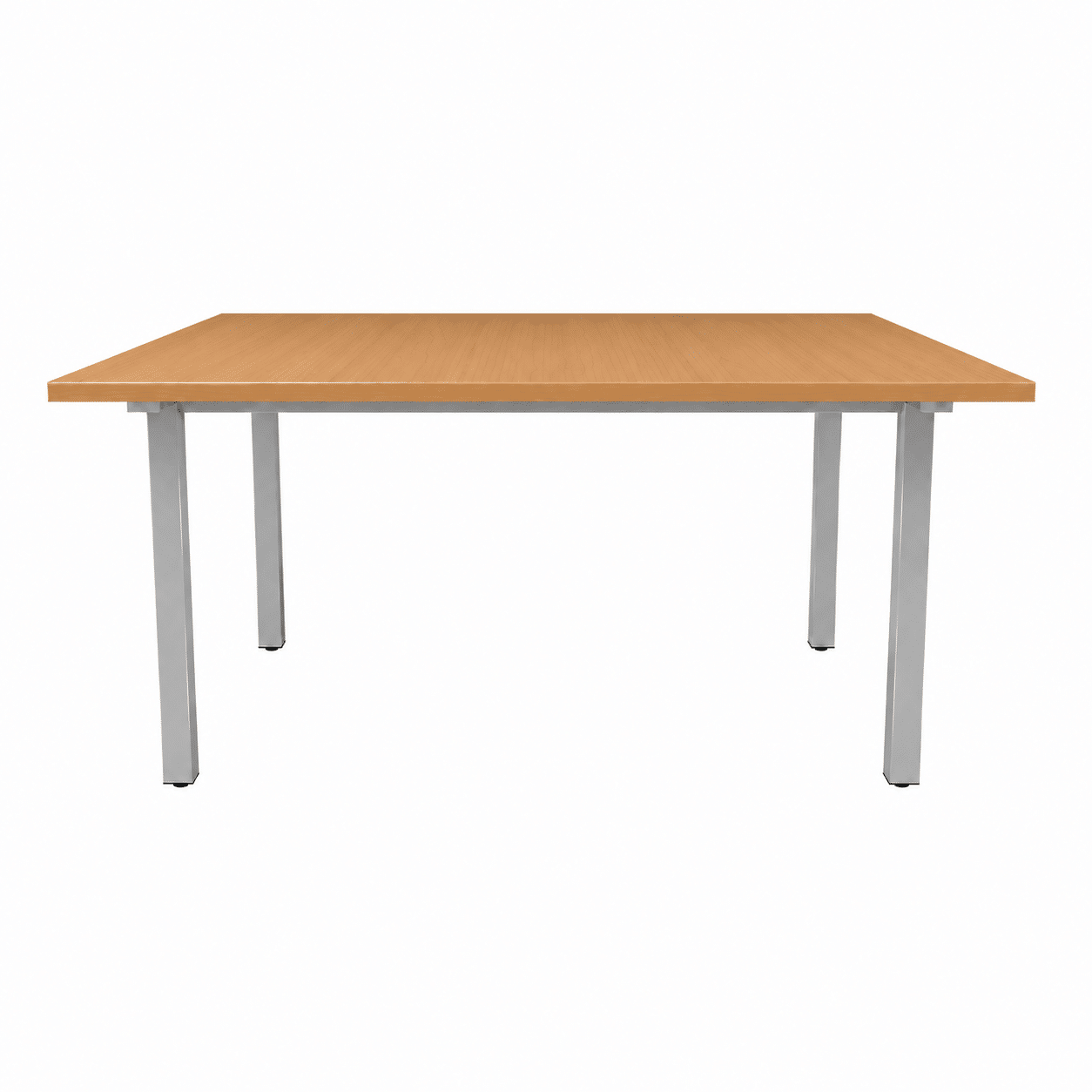 Mesa Multiusos para 6 personas 517 (Melamina LI Color Maple Estructura Silver) - Image 2