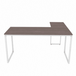 Escritorio Seven en L SV751 (Cenizo Estructura Blanca)