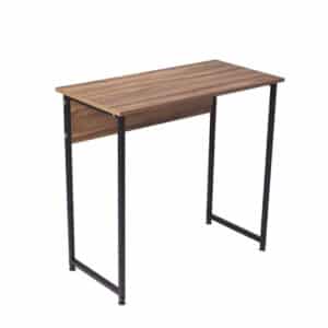 Escritorio Slim G91 de 1.0 X 0.5 mts Nogal Terracota - Negro
