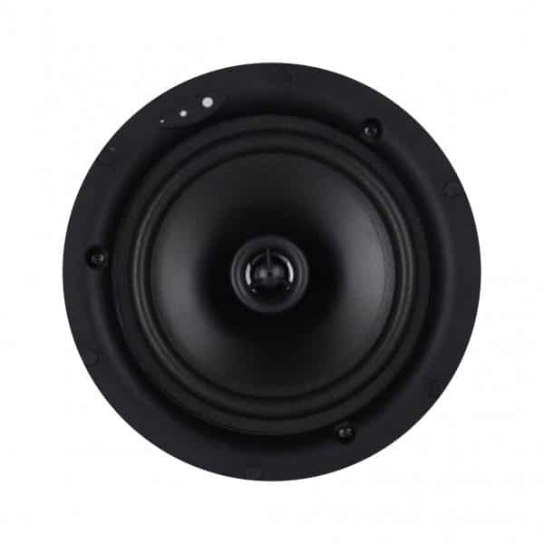 Bocina de plafón Redleaf blanca amplificada y esclava con Bluetooth y entrada AUX