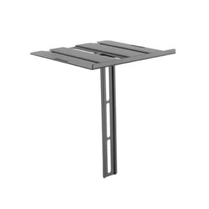 Soporte de dispositivos multimedia de aluminio negro para DVD y consolas