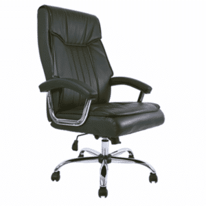 Silla ejecutiva BM-9030 tapizada en piel negro