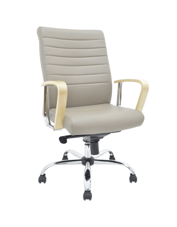 Silla operativa BM-1271 tapizada en vinipiel