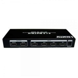 Matrix HDMI Switch Redleaf HD-MS402A de 4 entradas y 2 salidas