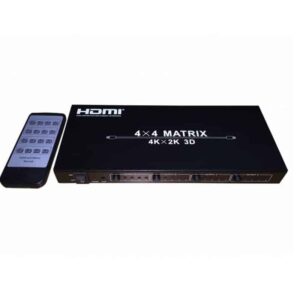 Matrix HDMI switch Redleaf HD-MS404 4*4 con control remoto