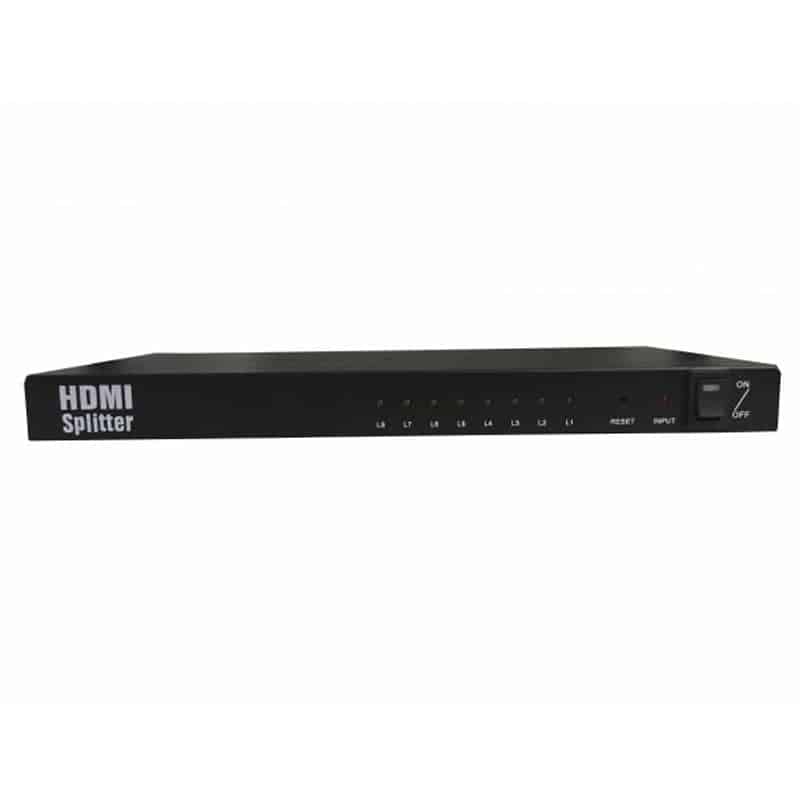 Splitter HDMI Redleaf 3433 de 1 entrada a 8 salidas con soporte 4K+2K