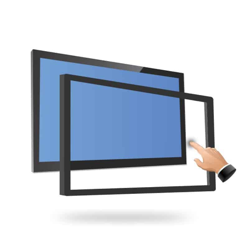 Marco interactivo táctil Redleaf MIR-65 de 65 pulgadas para pantalla LED plana con 10 puntos de toque