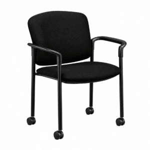 Silla de Visita con Brazos Pagoda 4075 Tela Confetti Negro