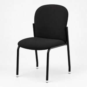 Silla Visita sin Brazos Mirus MOG1.E Tela Confetti Negro