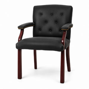 Silla Visita Piel 6545N Piel genuina Color Negro