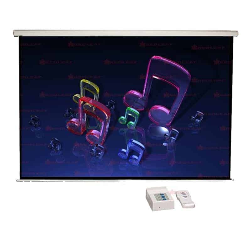 Pantalla eléctrica Redleaf PE6060C con control remoto de 60x60 pulgadas