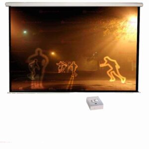 Pantalla eléctrica Redleaf PE7070 con gabinete metálico para montaje en techo o pared