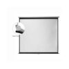 Pantalla manual Redleaf PP7070 de 70x70 con gabinete metálico octogonal
