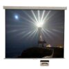 Pantalla de tripie Redleaf PT5050 portátil de 50x50 con gabinete de acero blanco