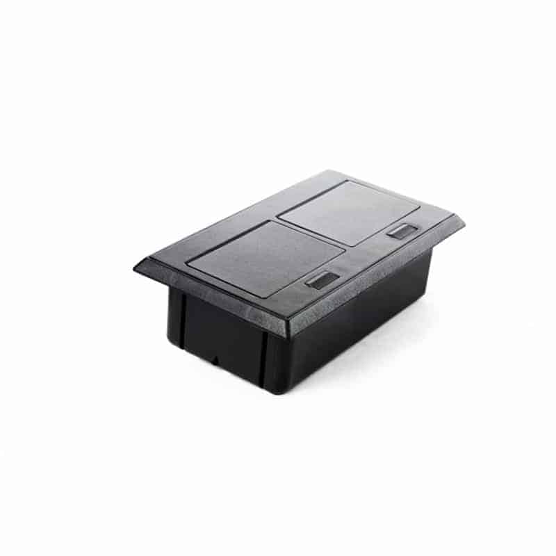 Panel con conectores Redleaf PT366B con poder, VGA, audio 3.5 mm, USB, HDMI y red para escritorio