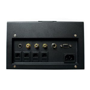 Panel Redleaf para escritorio con conectores AC, 4 de red, VGA, audio de 3.5 mm y RCA