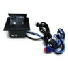 Panel Redleaf para escritorio con conectores de poder, VGA, red CAT6 y HDMI