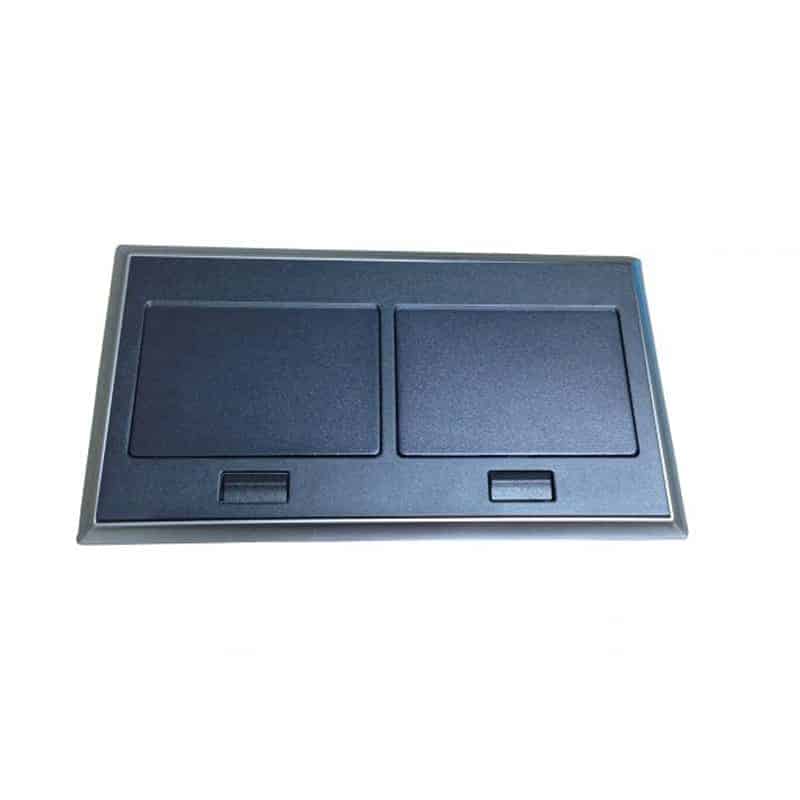 Panel con conectores Redleaf PT764B con poder, red, VGA, audio, RCA y HDMI para escritorio