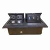 Panel con conectores Redleaf PT866B con 2 de poder, 2 de red, VGA, audio y HDMI para escritorio
