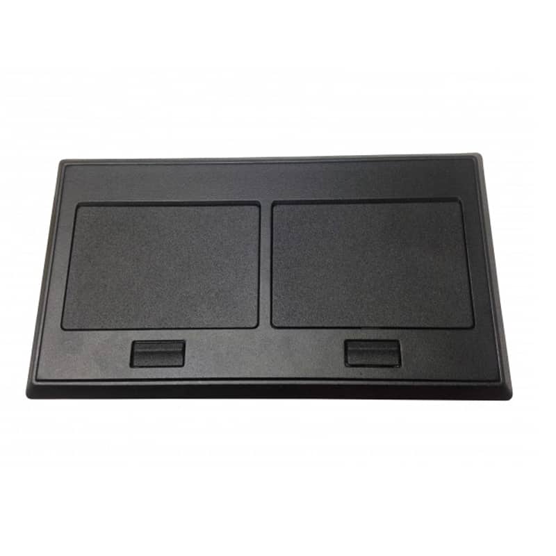 Panel con conectores Redleaf PT866B con 2 de poder, 2 de red, VGA, audio y HDMI para escritorio