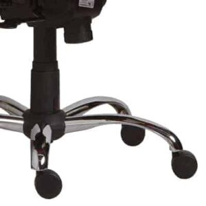 Base cromada RA-26 de 26 pulgadas en acero con troquel de refuerzo para sillas Requiez