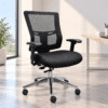Silla Operativa Quadra RE-1391 con respaldo en mesh y tela - Thumbnail Image 1