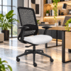 Silla Ejecutiva Curve Mesh Negro - Thumbnail Image 1