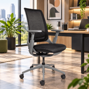 Silla Ejecutiva Ava Mesh Negro