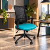 Silla Ejecutiva Leah Mesh Negro - Thumbnail Image 1