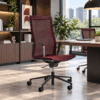 Silla RAIL Respaldo Alto Rojo - Thumbnail Image 1