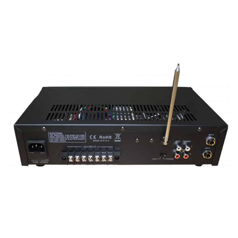 Ampli-mezcladora Redleaf RLA-60 de 60W para audio en oficinas y salas