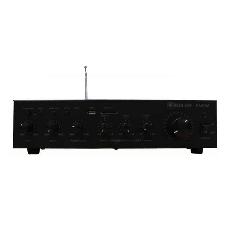 Ampli-mezcladora Redleaf RLA-60 de 60W para audio en oficinas y salas