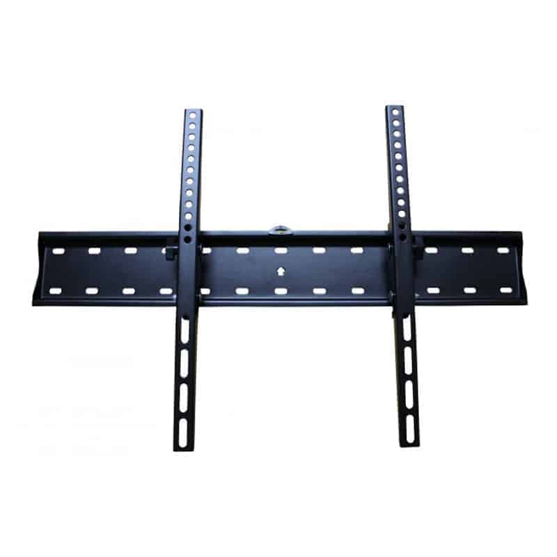 Montaje de pared Redleaf de acero negro para TV de 37 a 70 pulgadas con nivel de burbuja