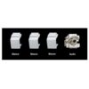 Wall plate con conectores Redleaf RLWP03 con VGA, audio y 3 ciegos