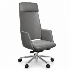 Silla Ejecutiva Zenit Piel Gris