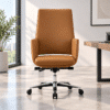 Silla Operativa Zenit Piel Café - Thumbnail Image 1