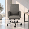 Silla Operativa Zenit Piel Gris - Thumbnail Image 1