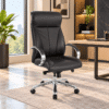 Silla Ejecutiva de Vinipiel 8000 Negro - Thumbnail Image 1