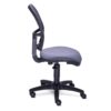 Silla operativa RS-490 gris con asiento en tela y respaldo en mesh
