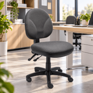 Silla Operativa RS-550 Tapizado en Tela Onix con Brazos