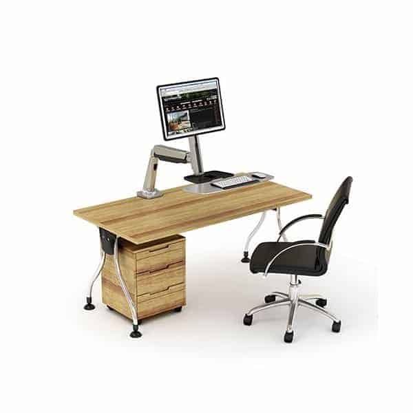 Soporte de escritorio ergonómico Redleaf con brazo de resorte de gas para monitor