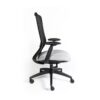 Silla ejecutiva Curve mesh negro con respaldo alto, brazos 4D ajustables y base de cinco puntas
